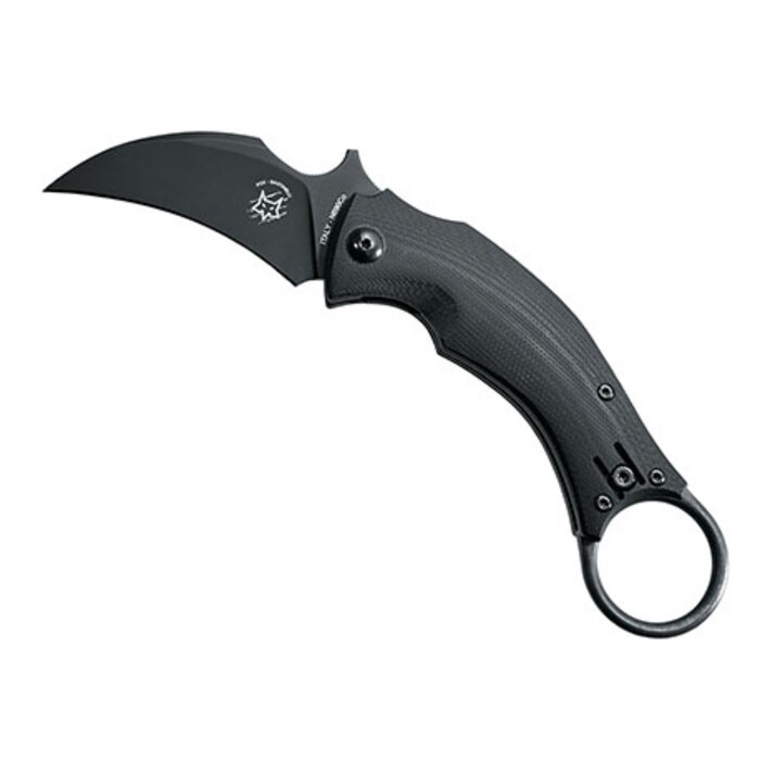Fox Cutlery Fox - Black Bird - Bastinelli Karambit - Black blade