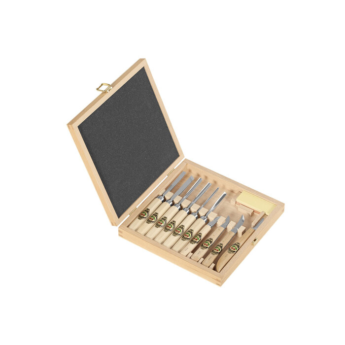 Kirschen Kirschen - Wood carving set - 11-piece with box