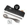Light My Fire LMF Spork'n Straw Titanium Kit