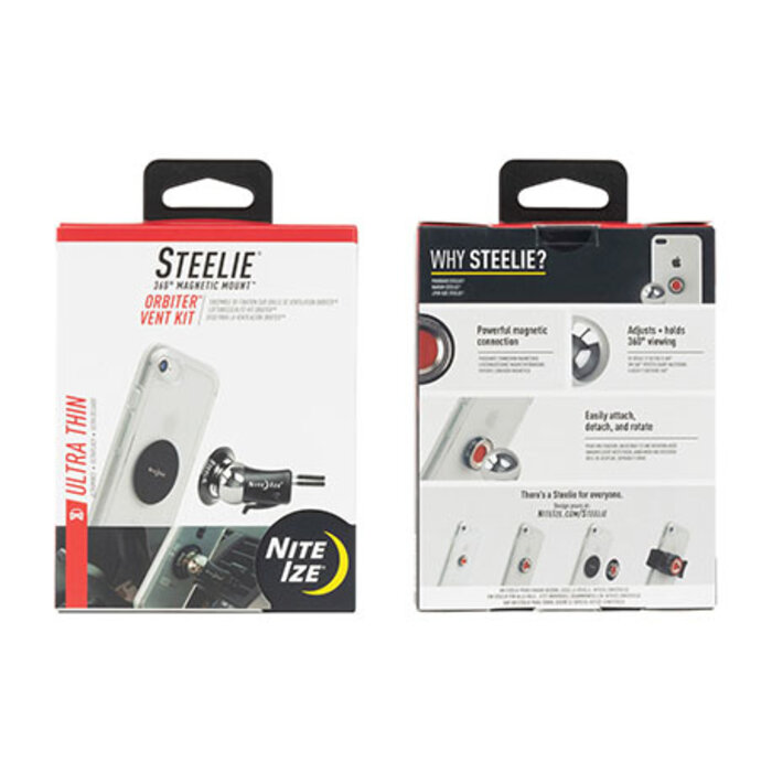 Nite Ize Nite Ize - Steelie Orbiter - Ventilation Grid Mounting Kit