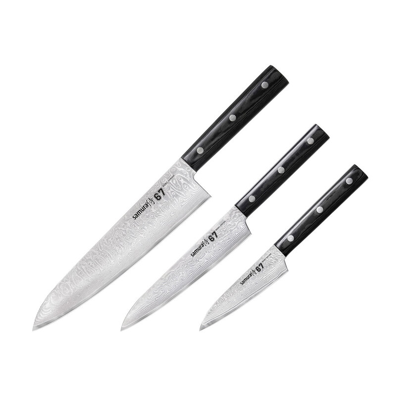 Samura Samura - Damascus 67 Chef's Messenset - 3-Delig