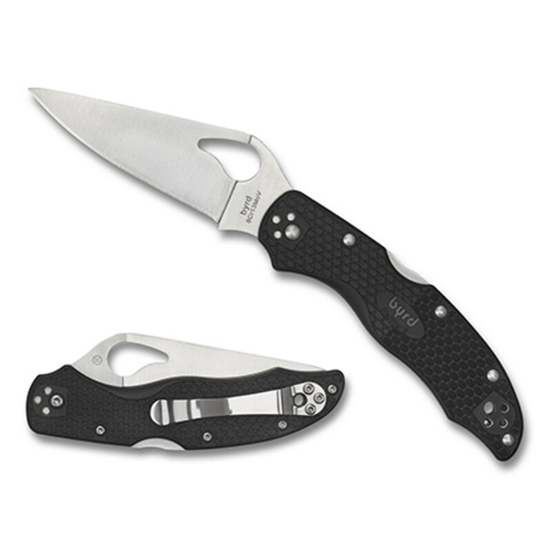 Spyderco Spyderco - Byrd Harrier 2 Lightweight - Black - 8Cr13MoV PE