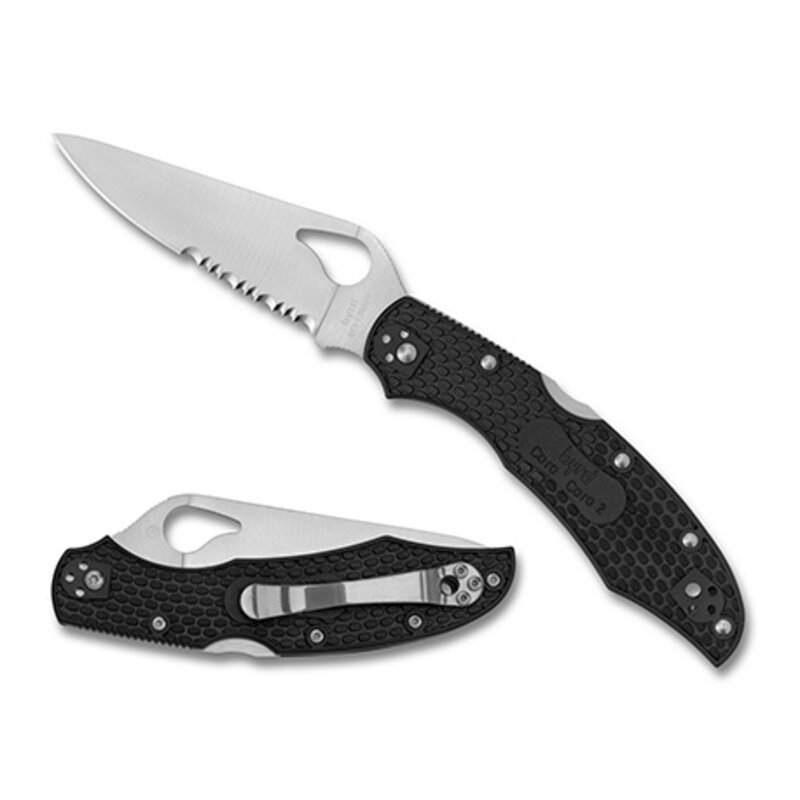Spyderco Spyderco - Byrd Harrier 2 Lightweight - Black - 8Cr13MoV CE