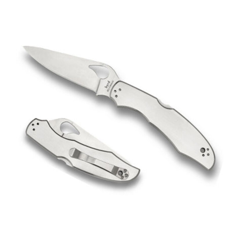 Spyderco Spyderco - Byrd Cara Cara 2 Silver - 8Cr13MoV PE