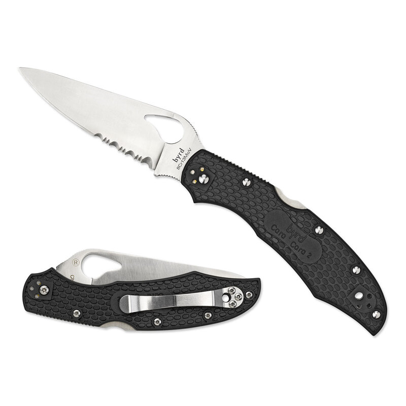 Spyderco Spyderco - Byrd Cara Cara 2 Lightweight - Black - 8Cr13MoV CE