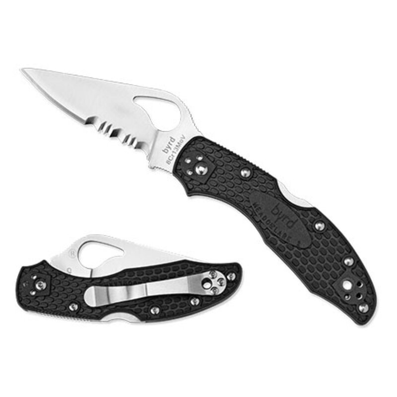 Spyderco Spyderco - Byrd Meadowlark 2 Lightweight - Black - 8Cr13MoV CE