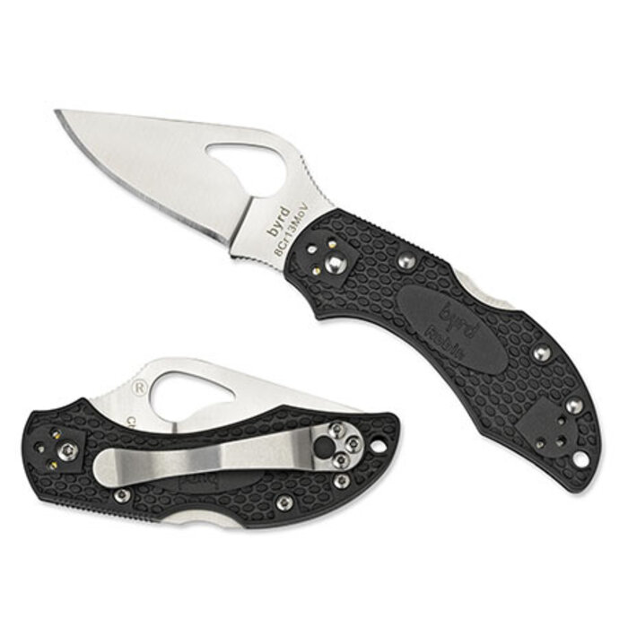 Spyderco Spyderco - Byrd Robin 2 Lightweight - Black - 8Cr13MoV PE
