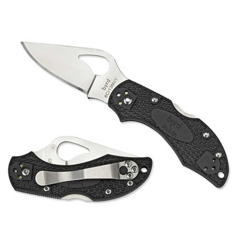 Spyderco Spyderco - Byrd Robin 2 Lightweight - Black - 8Cr13MoV PE