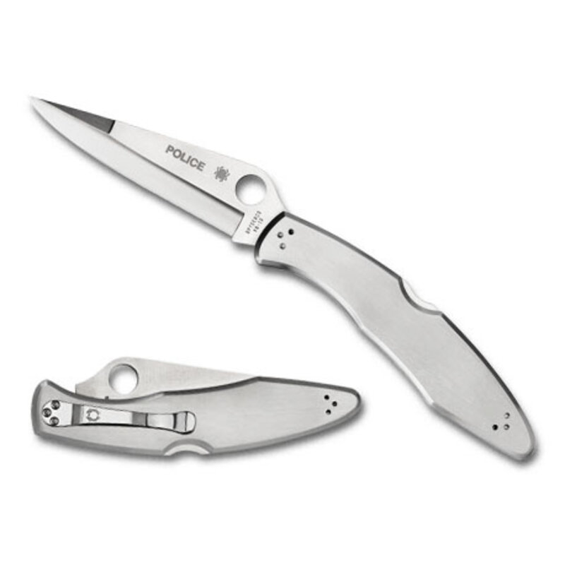 Spyderco Spyderco - Police 3 - Silver - VG-10 PE