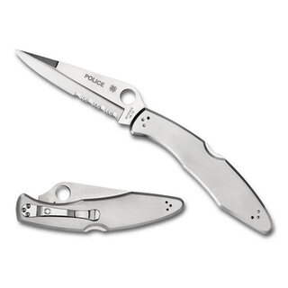 Spyderco Spyderco - Police 3 - Silver - VG-10 CE