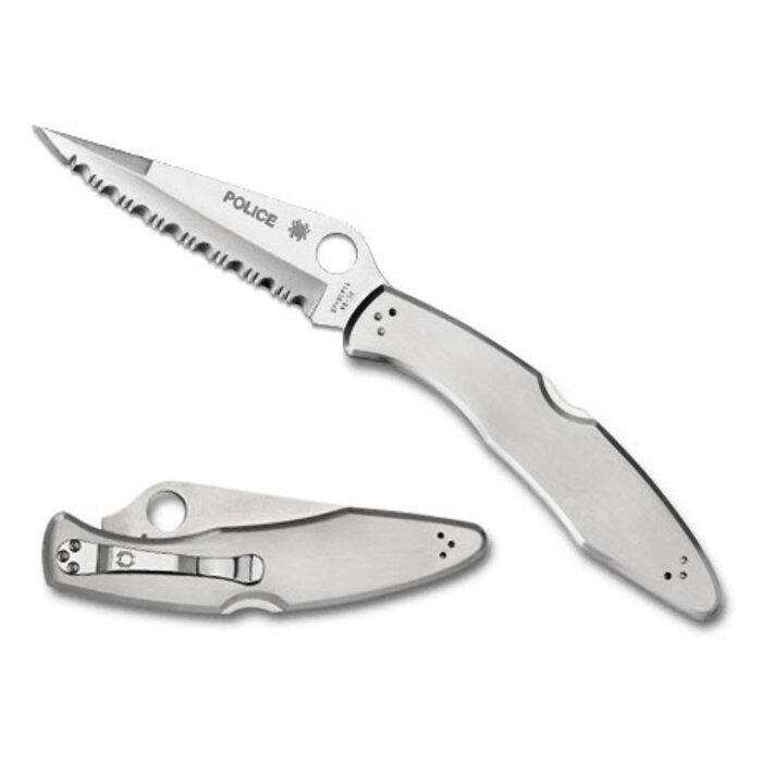 Spyderco Spyderco - Police 3 - Silver - VG-10 SE