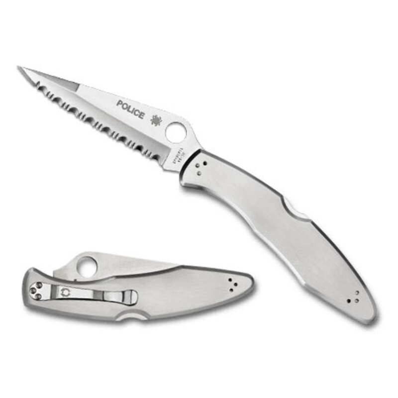 Spyderco Spyderco - Police 3 - Silver - VG-10 SE