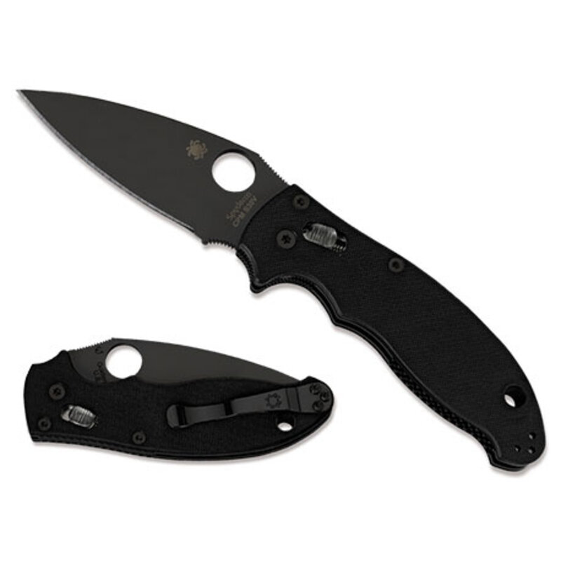 Spyderco Spyderco - Manix 2 - Black/Black - CPM S30V PE