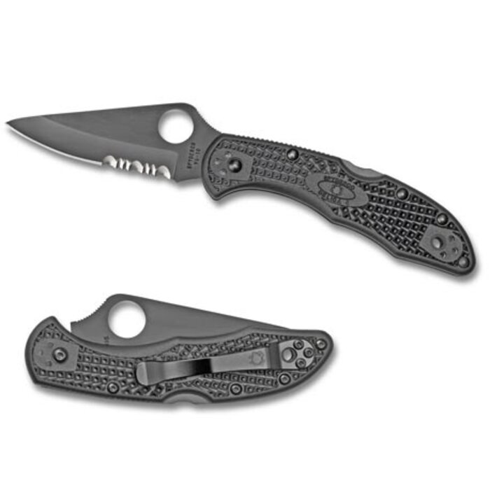 Spyderco Spyderco - Delica 4 Lightweight - Black/Black - VG-10 PS