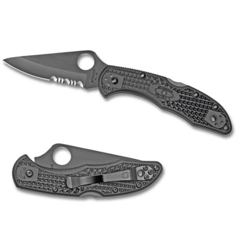 Spyderco Spyderco - Delica 4 Lightweight - Black/Black - VG-10 PS
