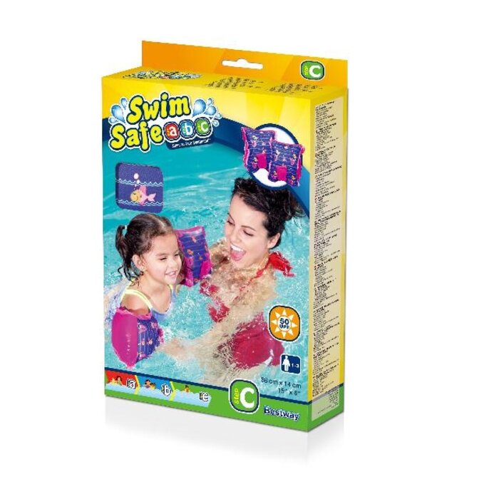 Bestway Bestway - Bracelets de natation - Sage de natation tissu - 1-3 ans - Sirènes