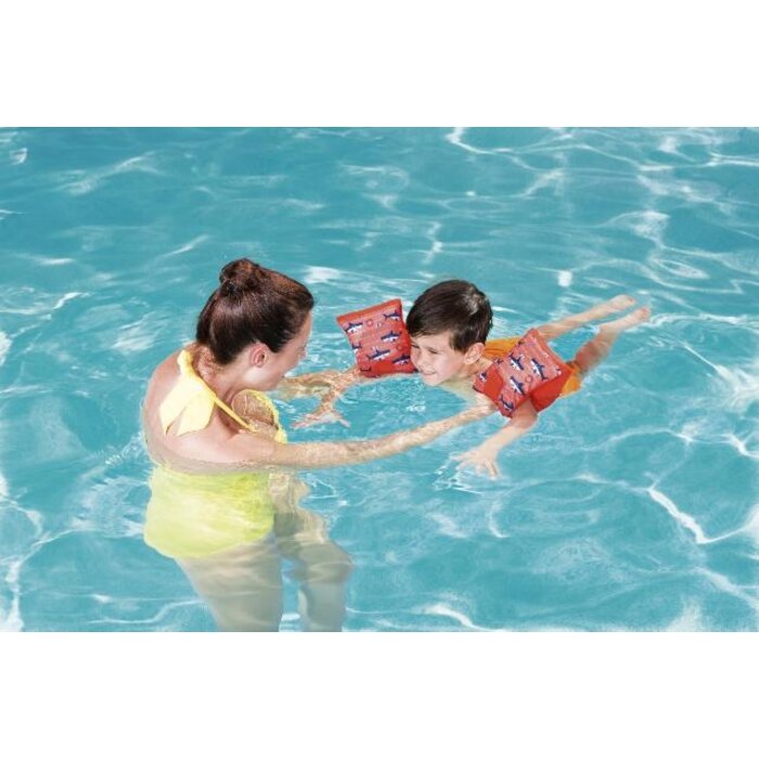 Bestway Bestway - Schwimmbänder - sSchwimmsicherer Stoff - 1-3 Jahre - Haie