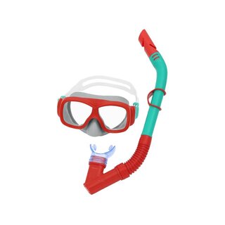 Bestway Snorkel set - Explora - 7 yr + - Red/Green