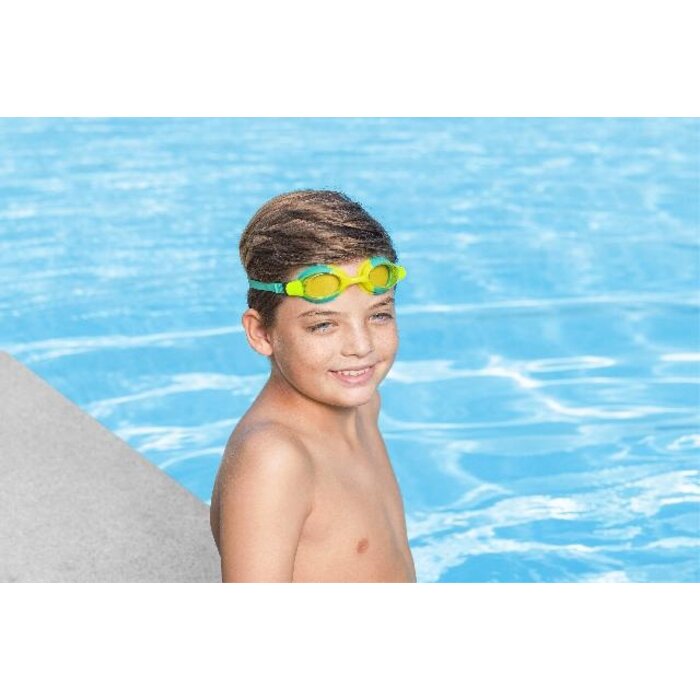 Bestway Bestway - Swimming goggles - Lightning Pro - 7 jr + - Green/Yellow