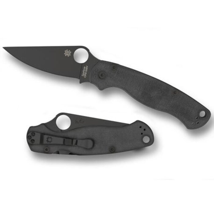 Spyderco Spyderco - Paramilitary 2 - Black/Black - CPM S30V PE