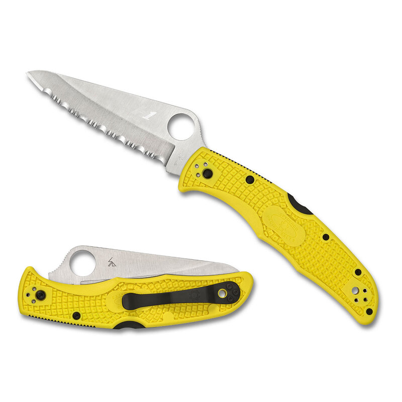 Spyderco Spyderco - Pacific 2 - Salt - Yellow H-1 SE