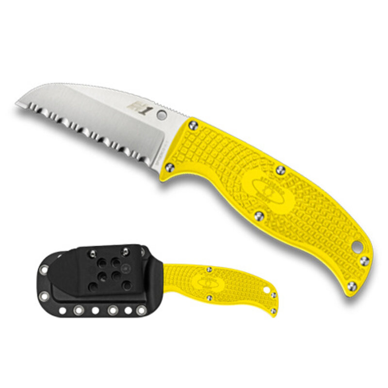 Spyderco Spyderco - Enuff - Salt - Yellow - H-1 SE