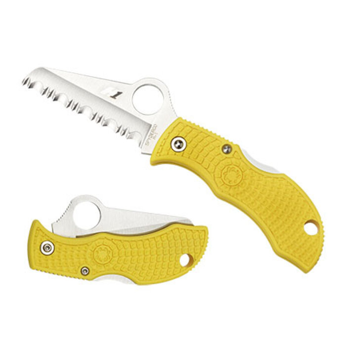 Spyderco Spyderco manbug léger saline jaune h-1 pe