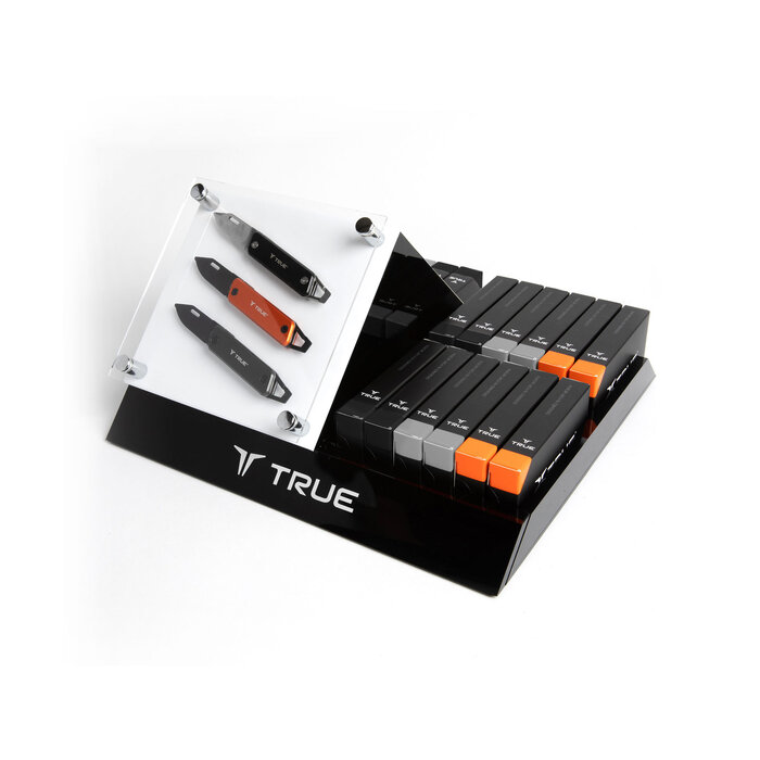 True Utility Véritable utilitaire Modern Keychain Knife Affichage 24S