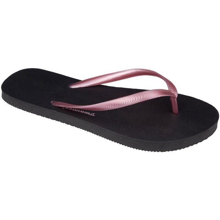 Waimea® WAIME® - Flip flops Ladies Cuba Mix • Miami Beach • Black/Pink