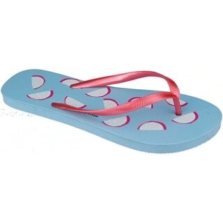 Waimea® Teenslippers Dames Cuba Mix • Miami Beach • Blauw/Roze