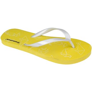 Waimea® Teenslippers Meisjes Print • Waikiki Beach • Geel/Wit