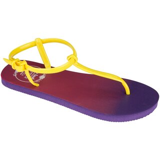Waimea® Waimea® - Teenslippers Dames • ENKELBANDJE • Paars/Koraal