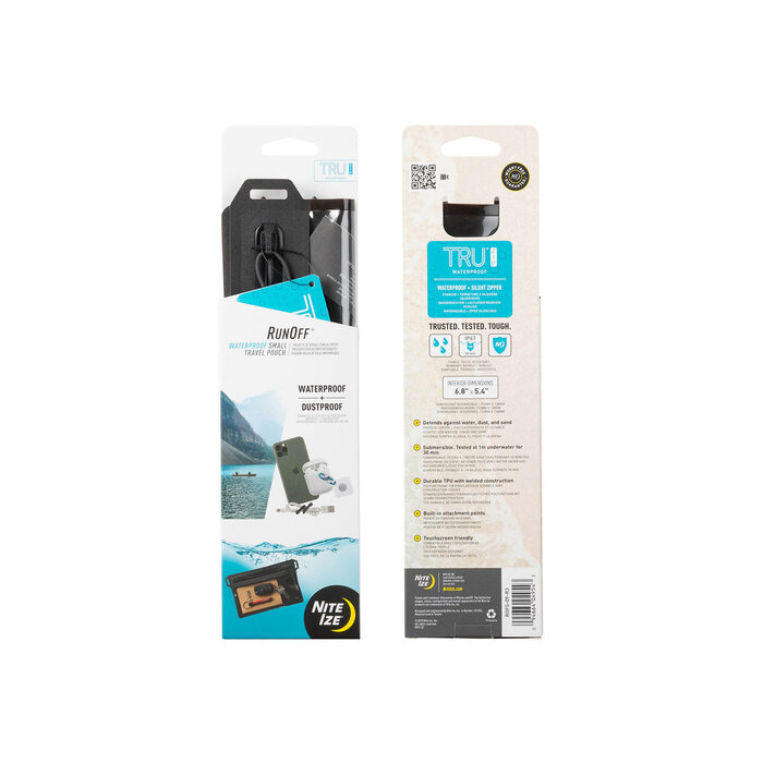 Nite Ize Nite Ize - RunOff - Sac de voyage résistant à l'eau - Anthracite - S