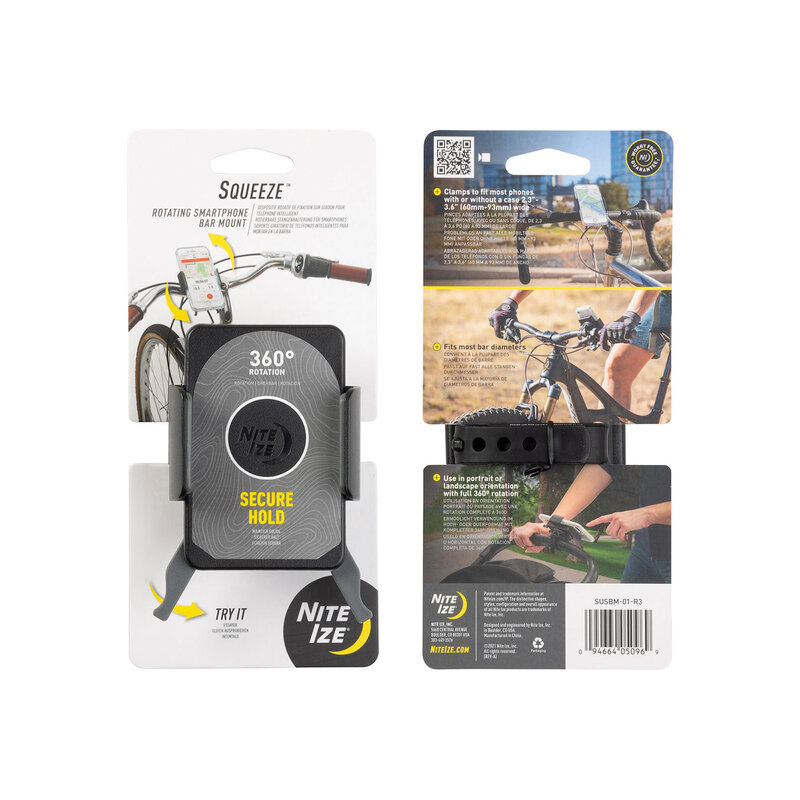 Nite Ize Nite Ize Steelie Squeeze Fiets Montageset