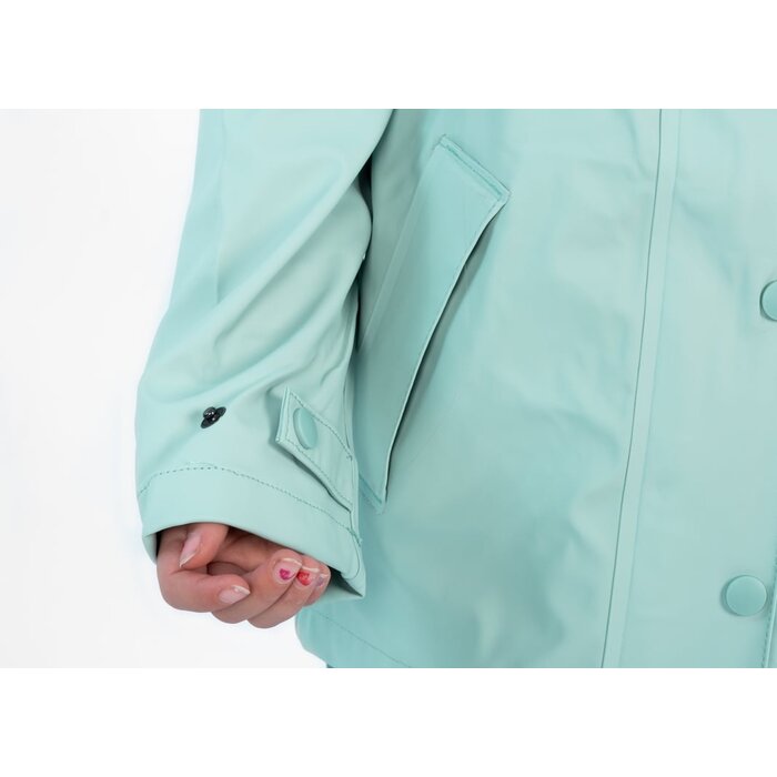 Ralka Ralka® - Veste de pluie Junior • SPRINKLE • Vert menthe/Blanc