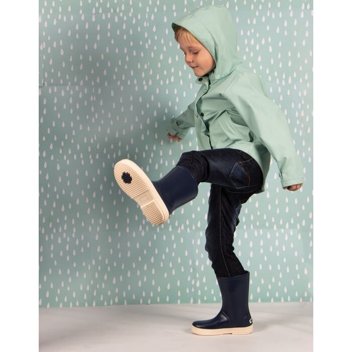 Ralka Ralka® - Veste de pluie Junior • SPRINKLE • Vert menthe/Blanc