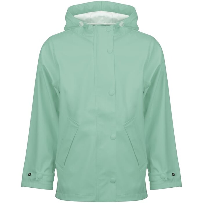 Ralka Ralka® - Raincoat Junior • SPRINKLE • Mint green/White