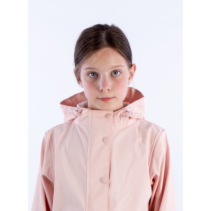 Ralka Ralka® - Regenjas Junior • SPRINKLE • Licht roze/Wit