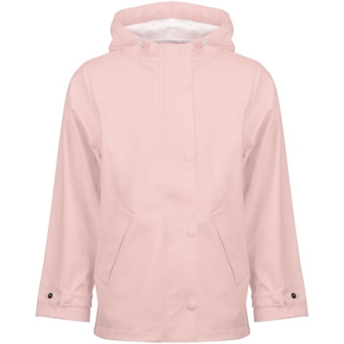 Ralka Ralka® - Regenjas Junior • SPRINKLE • Licht roze/Wit