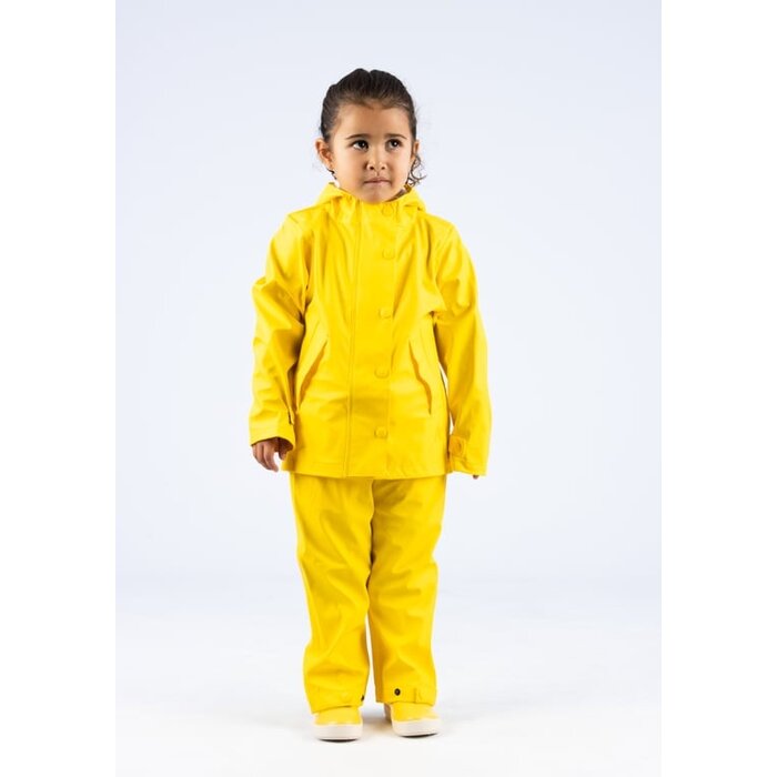 Ralka Ralka® - Veste de pluie Junior • SPRINKLE • Jaune/Blanc