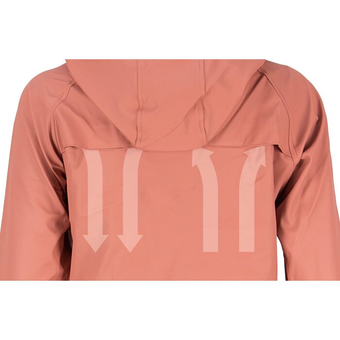 Ralka Ralka® - Regenmantel Damen • MIZZLE • Pink/Weiß