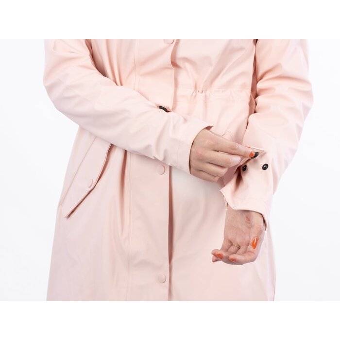Ralka Ralka® - Regenjas Dames • MIZZLE • Licht roze/Wit