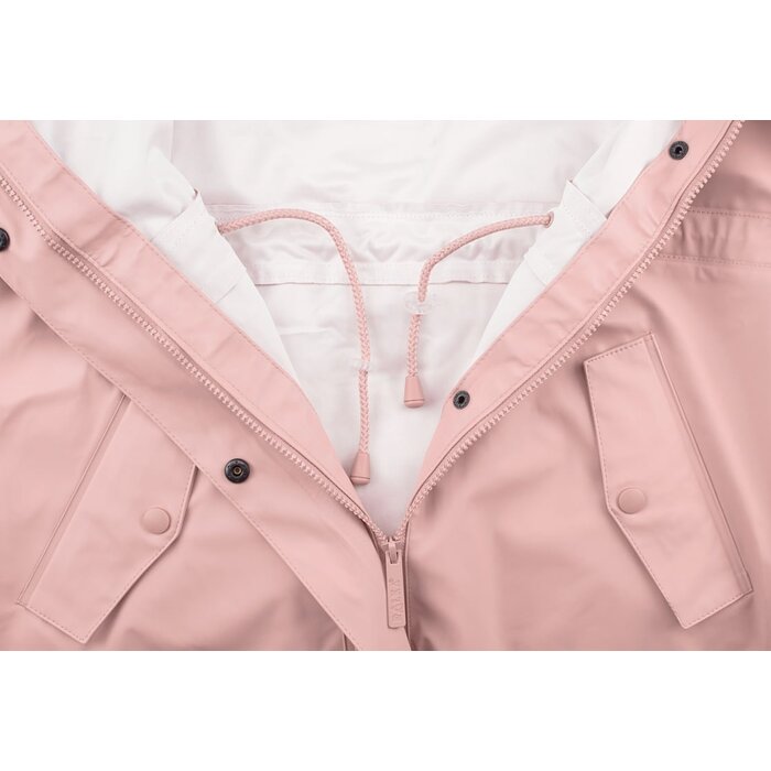 Ralka Ralka® - Regenjas Dames • MIZZLE • Licht roze/Wit
