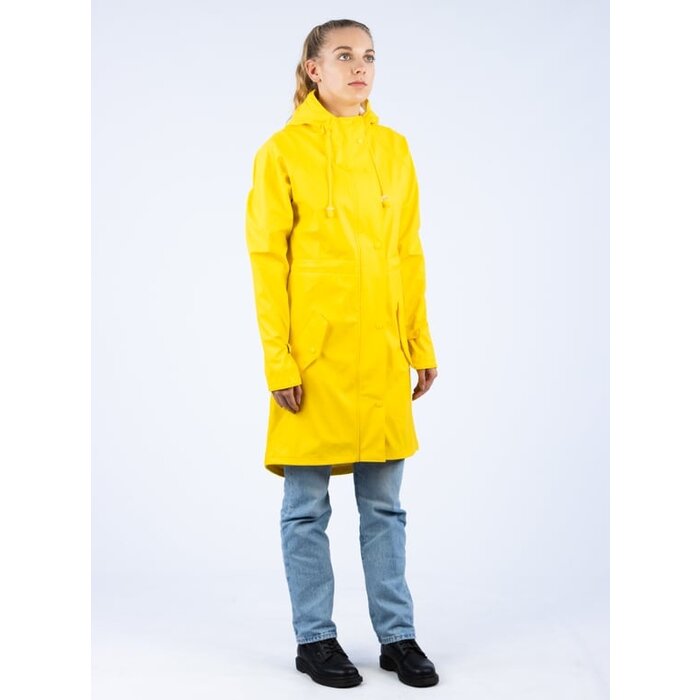 Ralka Ralka® - Veste de pluie Femmes • MIZZLE • Jaune/Blanc
