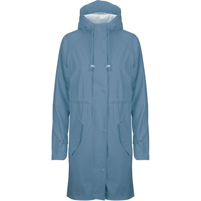 Ralka Ralka® - Regenmantel Damen • MIZZLE • Blau/Weiß
