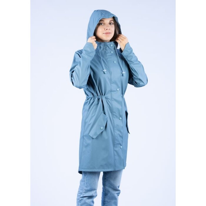 Ralka Ralka® - Raincoat Ladies • MIZZLE • Blue/White