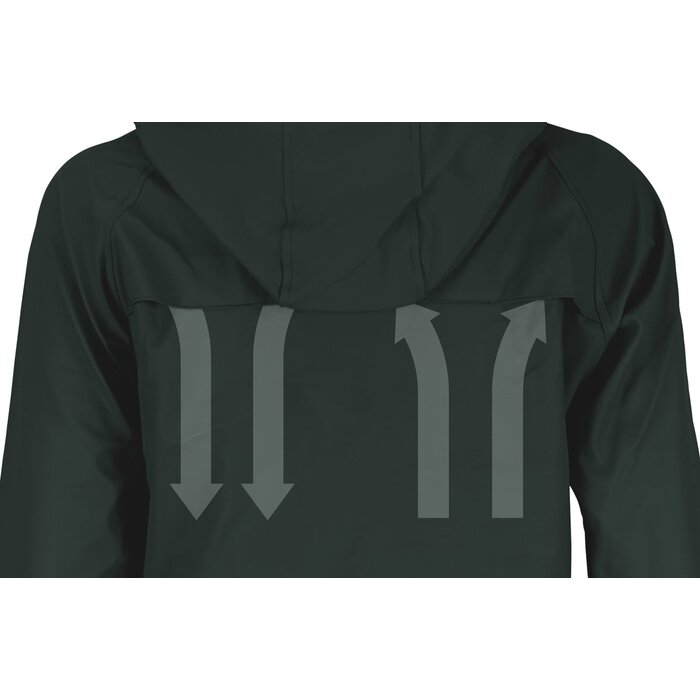 Ralka Ralka® - Regenjas Heren • SKYE • Donkergroen/Zwart