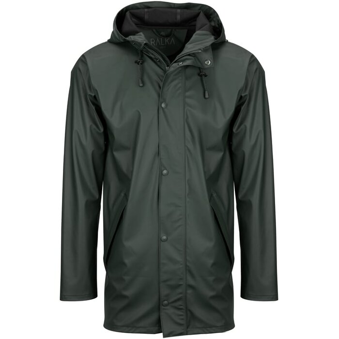 Ralka Ralka® - Veste de pluie Hommes • SKYE • Vert foncé/Noir