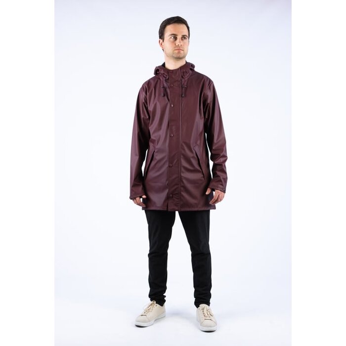 Ralka Ralka® - Regenjas Heren • SKYE • Bordeaux/Zwart
