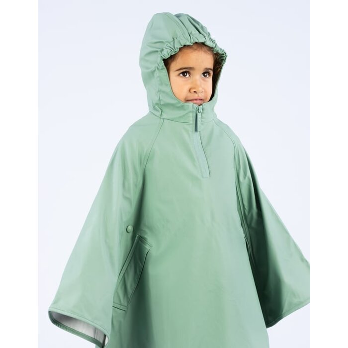 Ralka Ralka® - Regenponcho Junior • SPARKLE  • Groen/Wit